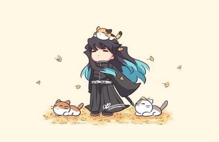 Hinh Muichirou chibi cực kỳ cute