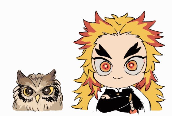 Hình Rengoku chibi đáng yêu