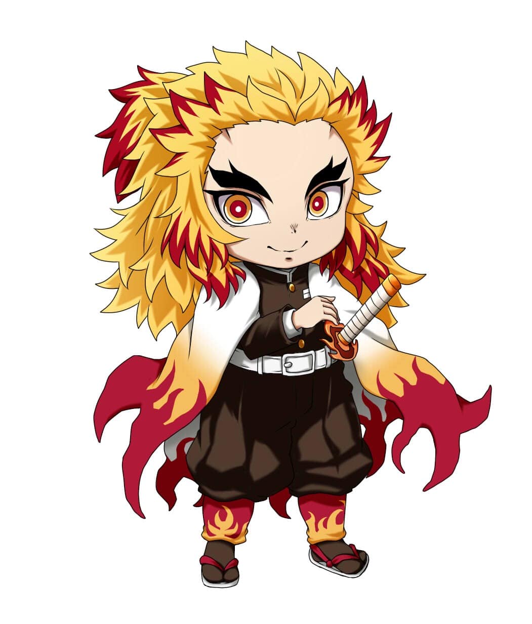 Hình Rengoku chibi vô cùng dễ thương