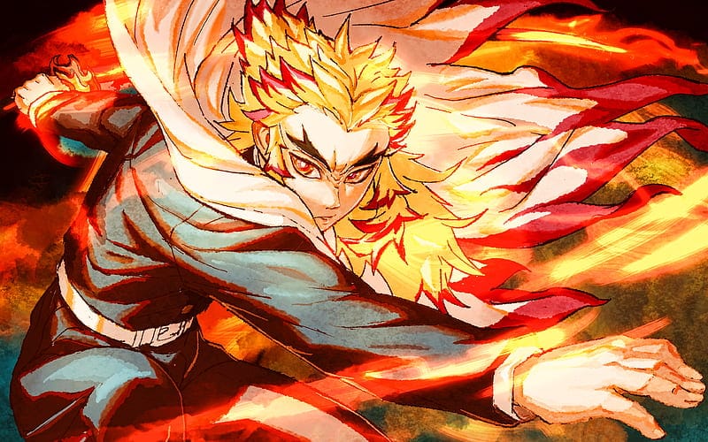 Hình ảnh Rengoku Thanh Gươm Diệt Quỷ chất nhất