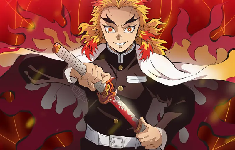 Hình ảnh Rengoku anime ngầu