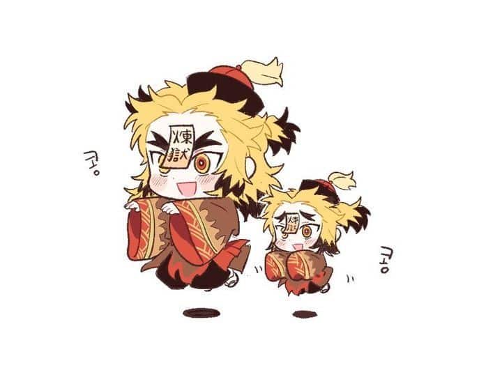 Hình ảnh Rengoku chibi cute dễ thương