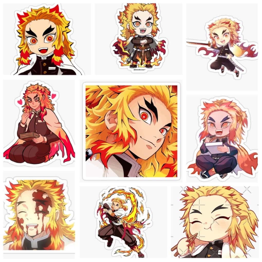 Hình ảnh Rengoku chibi dễ thương