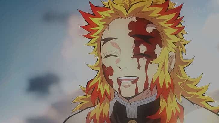 Hình ảnh Rengoku khi chết