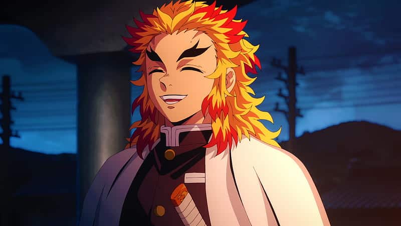 Hình ảnh anime Rengoku cười đẹp