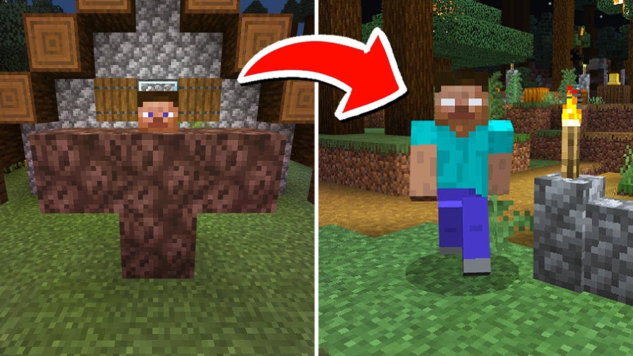Ảnh Herobrine Minecraft chất nhất