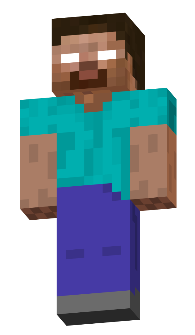 Ảnh Herobrine Minecraft đơn giản