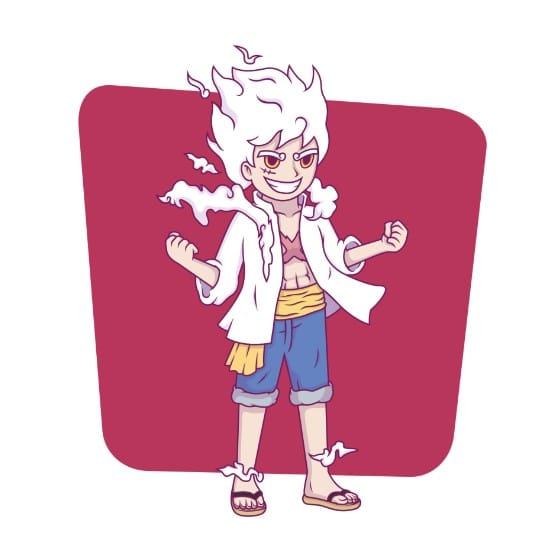 Anh Luffy Gear 5 Cute