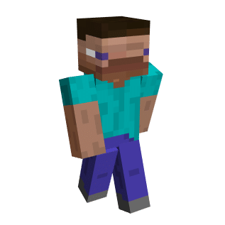 Ảnh Steve Minecraft độc lạ