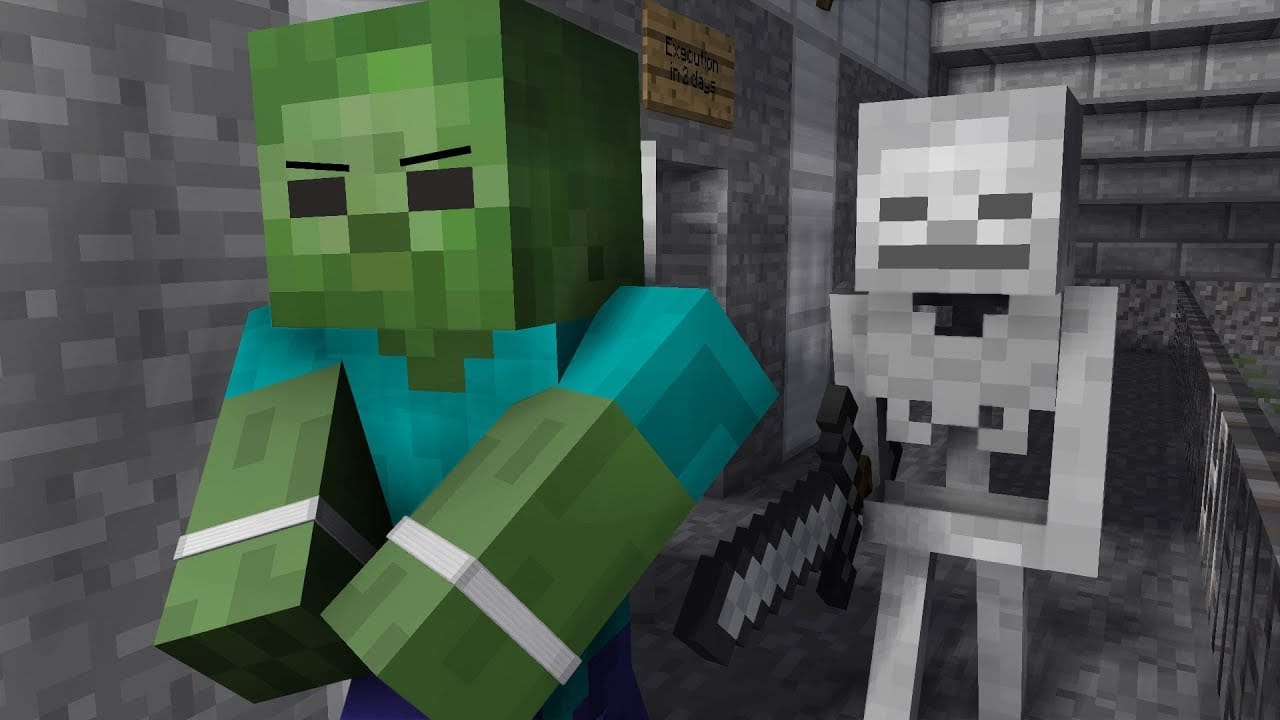 Ảnh Zombie Minecraft thú vịi