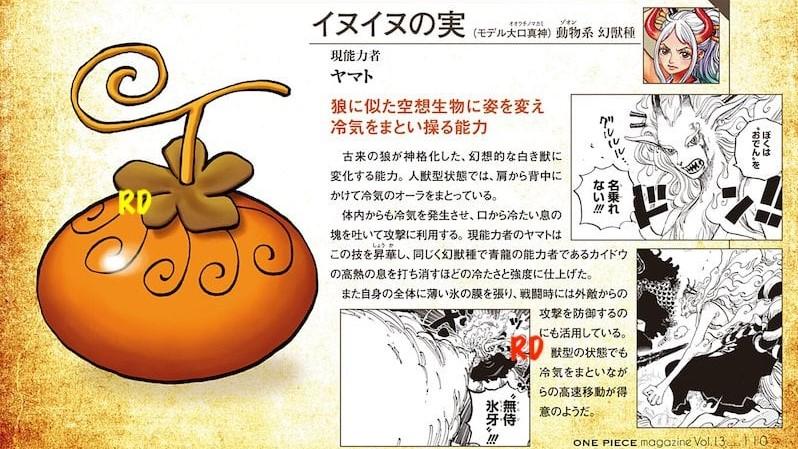 Ảnh trái Ác quỷ của Yamato