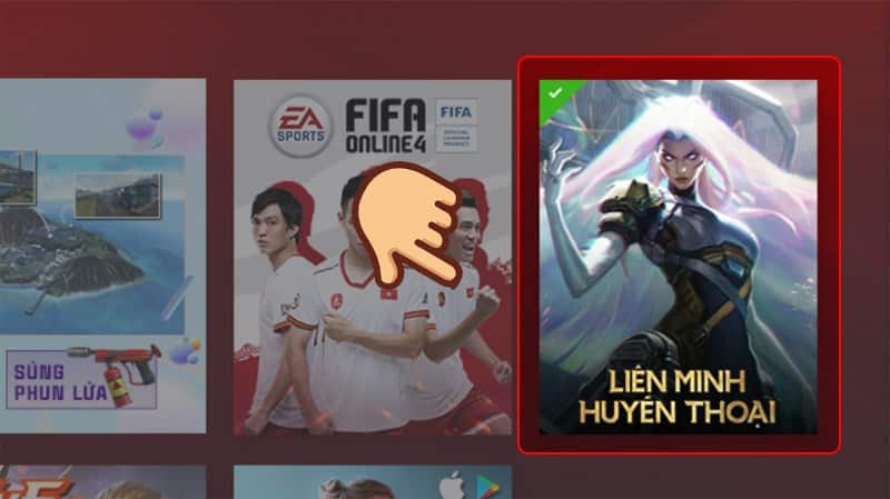 Chọn game mà bạn muốn gỡ cài đặt