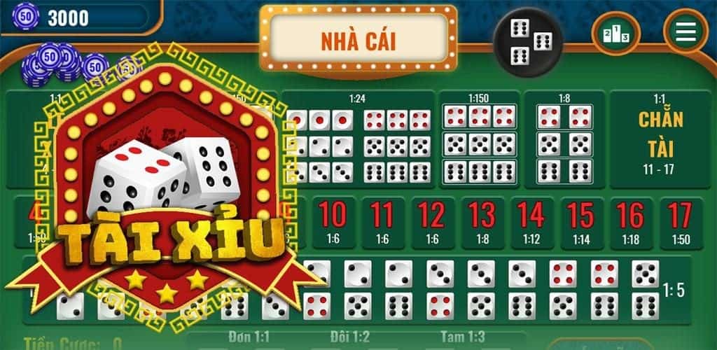 Đừng bỏ qua hình bàn tài xỉu