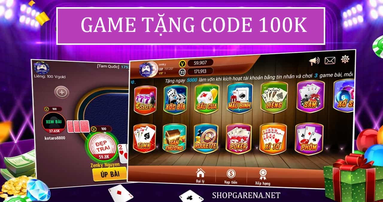 Game Tang Code 100K