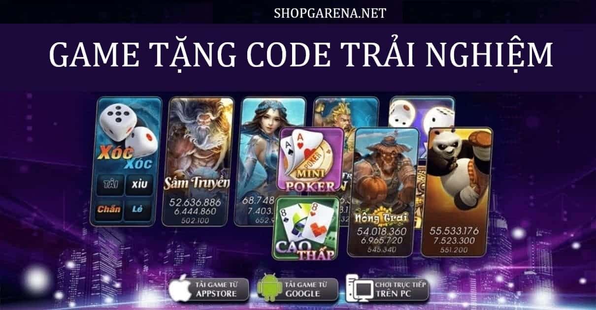 Game Tang Code Trai Nghiem