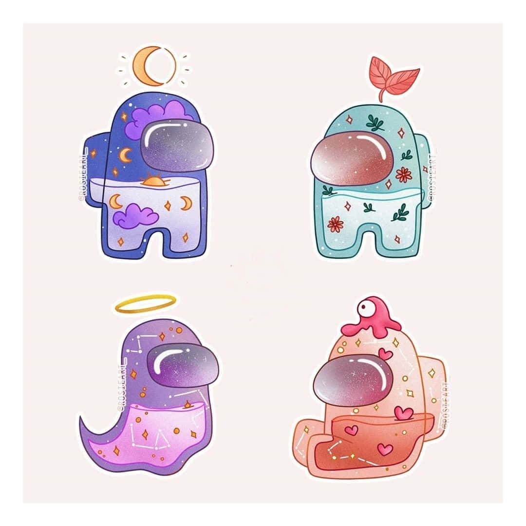 Hình Among Us cute sắc nét