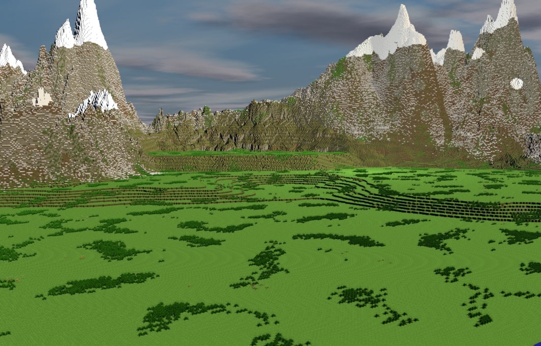 Hình Minecraft 3D ấn tượng