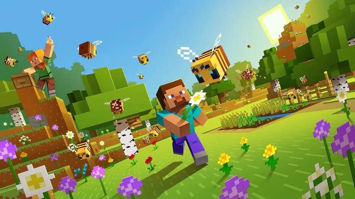 Hình Minecraft sinh tồn dễ thương