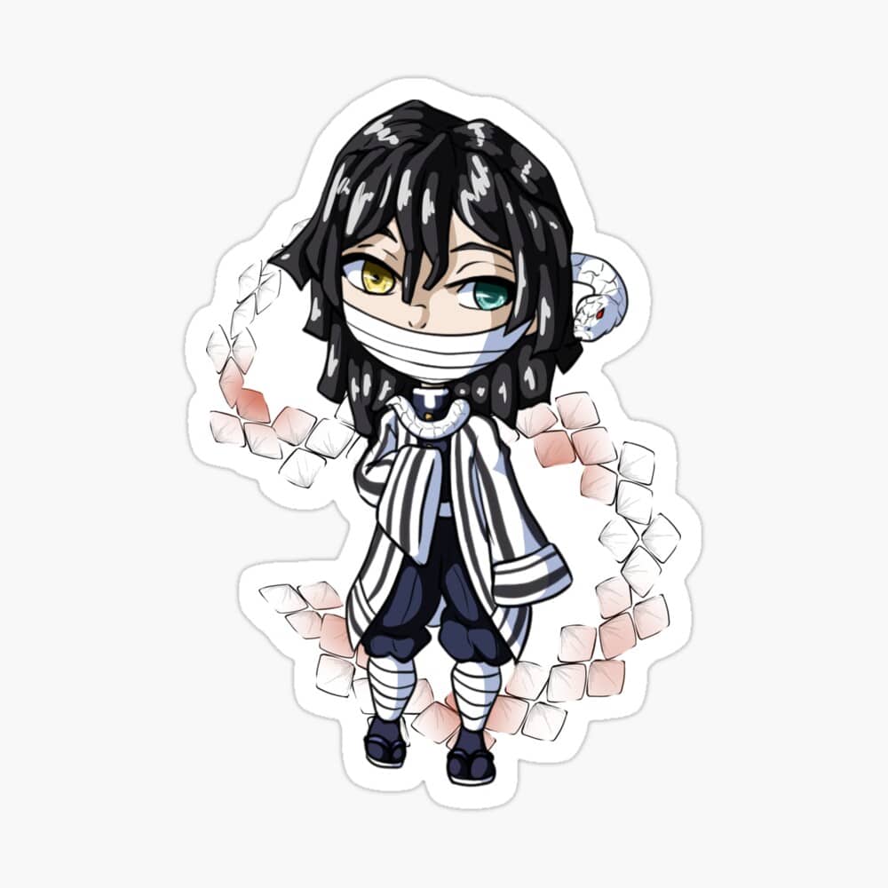 Hình Obanai chibi cực kỳ đáng yêu