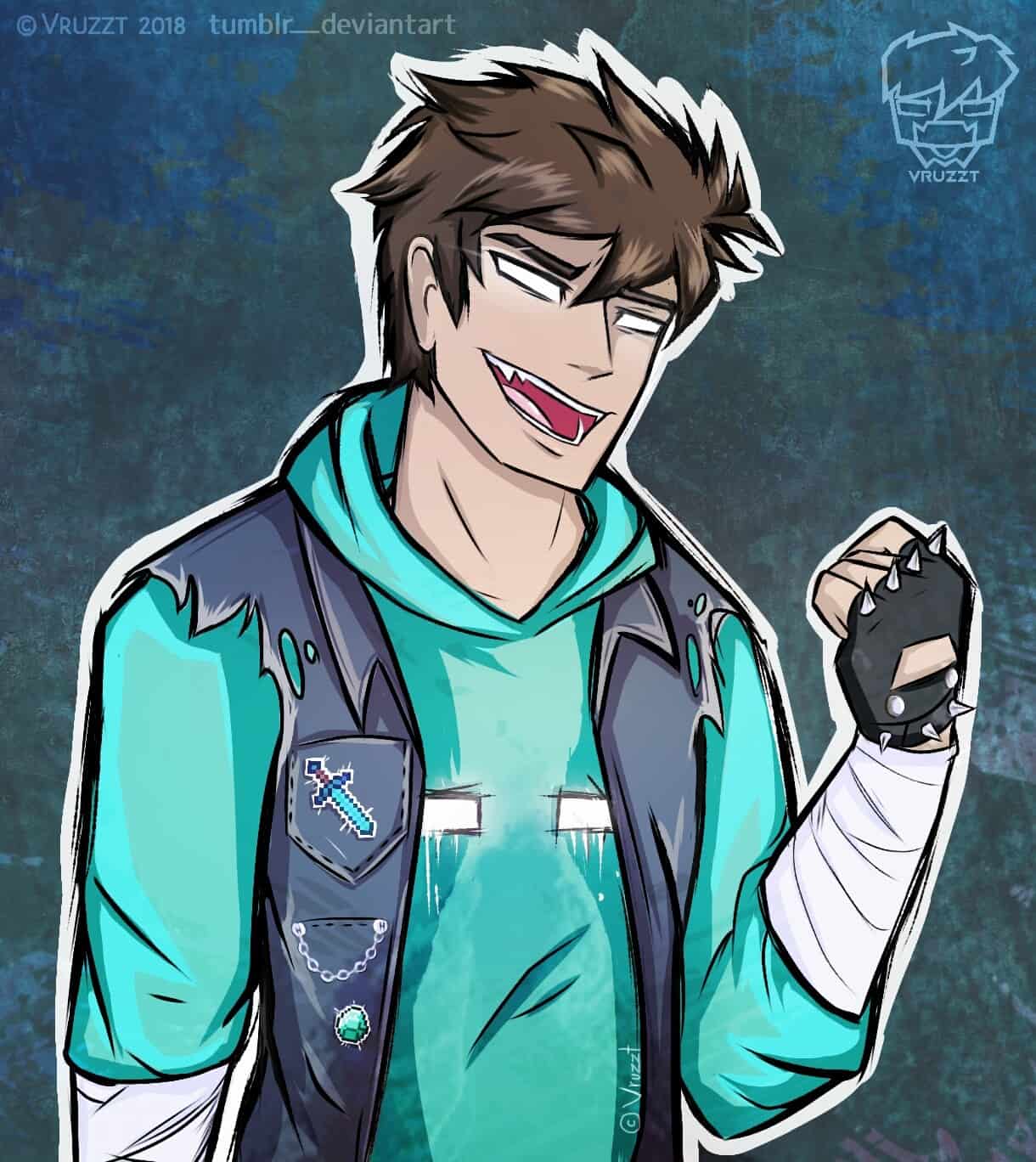 Hình ảnh Herobrine anime độc đáo