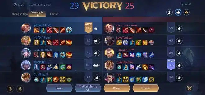 Hinh anh MVP Lien Quan an tuong