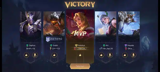 Hinh anh MVP Lien Quan ngau loi