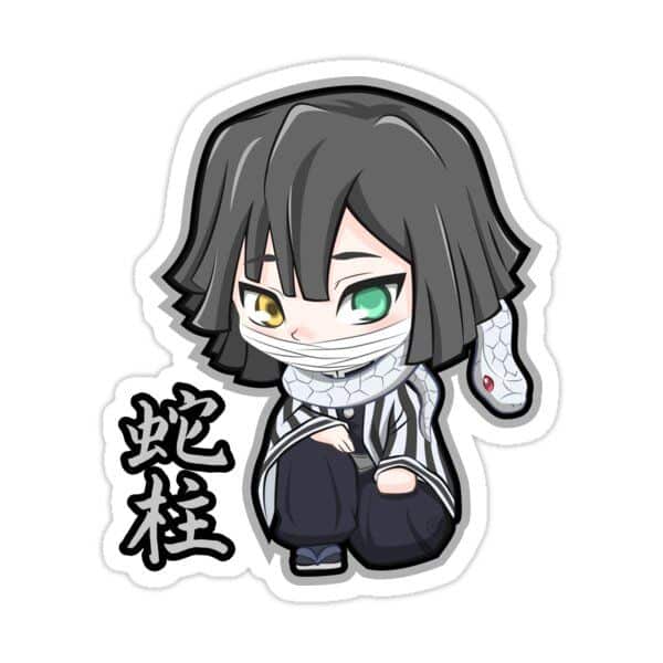 Hình anh chàng Obanai chibi cực đáng yêu