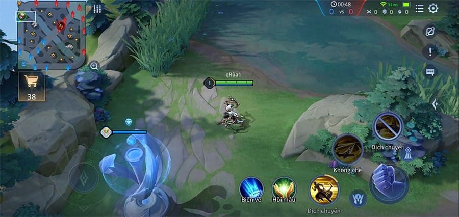 Hình chơi game Liên Quân trong trận mới nhất