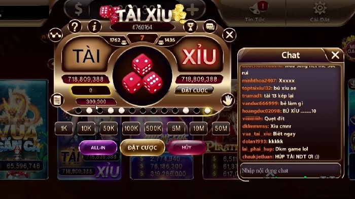 Hình cược tiền tài xỉu