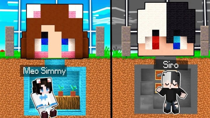 Hình mèo Simmy Minecraft siêu đáng yêu