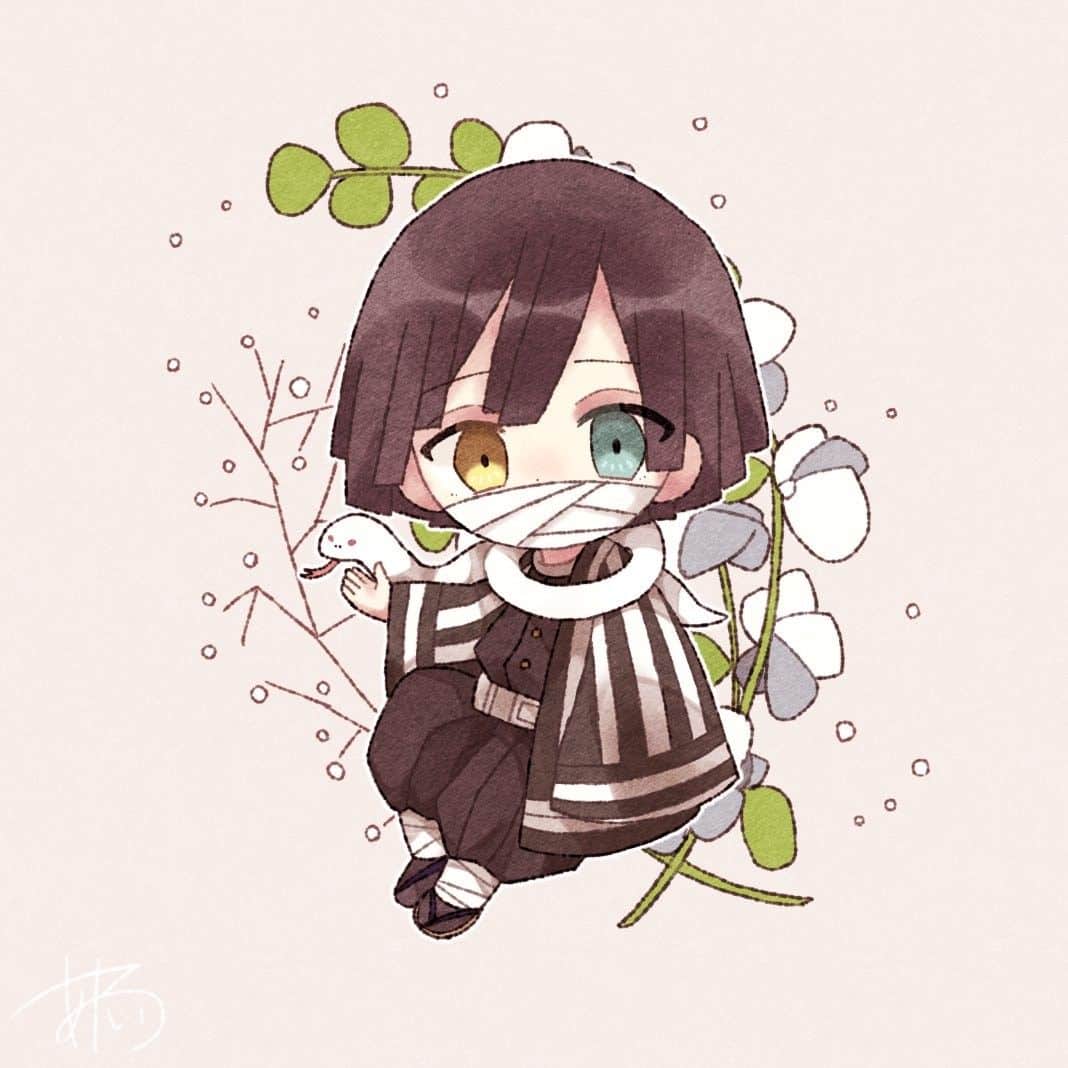 Hình nhân vật Obanai chibi dễ thương