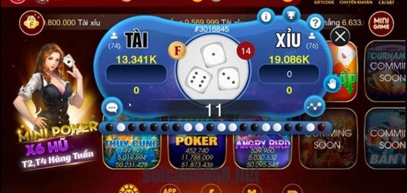 Hình tài xỉu 631 mới nhất