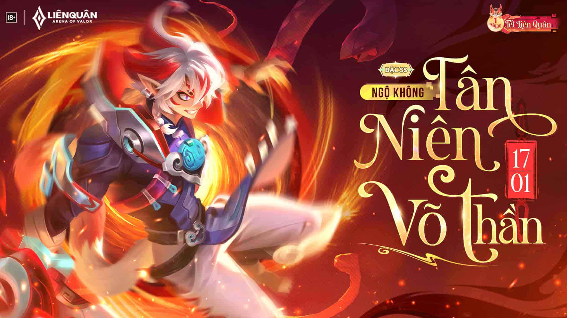Hình tướng Ngộ Không Tân Niên Võ Thần chất lượng cao