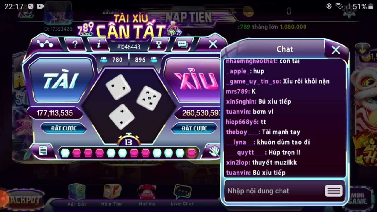 Lưu ngay hình đánh tài xỉu 789
