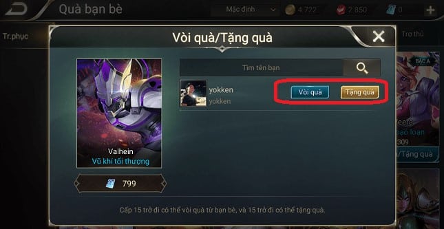 Tìm tên bạn muốn tặng