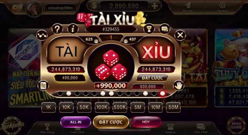 gửi tặng bạn hình Sunwin 500K mới nhất