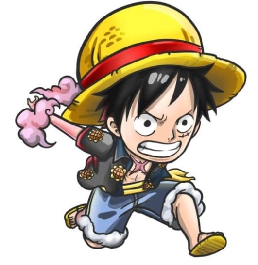 Ảnh Luffy Gear 1 Chibi Cute