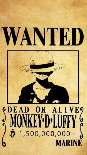 Ảnh Truy Nã Luffy