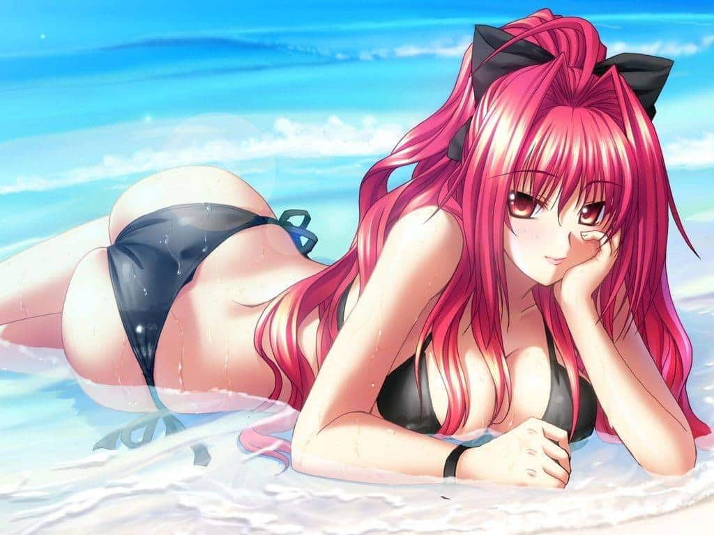 Ảnh anime girl xinh cởi đồ bổ mắt
