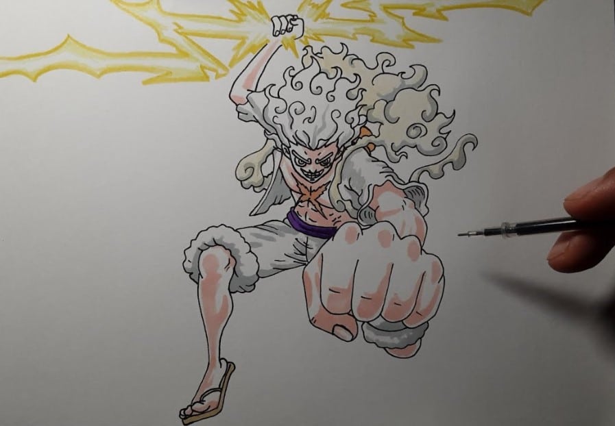 Ảnh vẽ Luffy G5