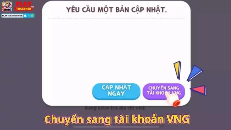 Chon Chuyen Sang Tai Khoan VNG