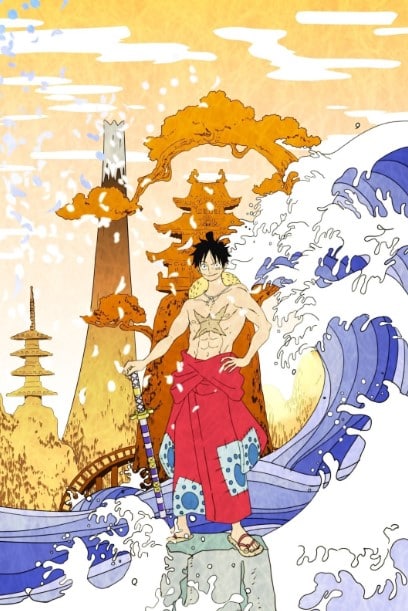 Hình Anime Luffy Wano Đẹp