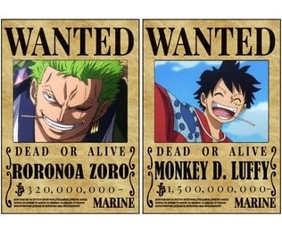 Hình Lệnh Truy Nã Zoro