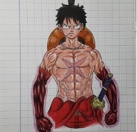 Hình Vẽ Luffy G3 Haki