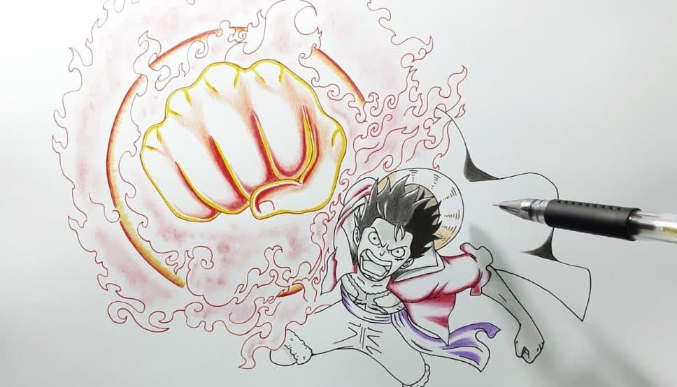 Hình Vẽ Luffy G3 Ngầu Nhất