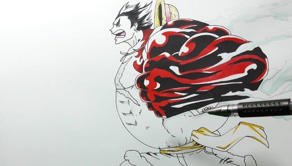 Hình Vẽ Luffy G6 Có Màu Đẹp