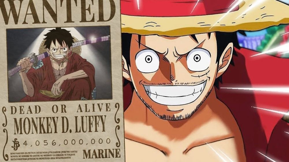 Hình ảnh truy nã Luffy đẹp