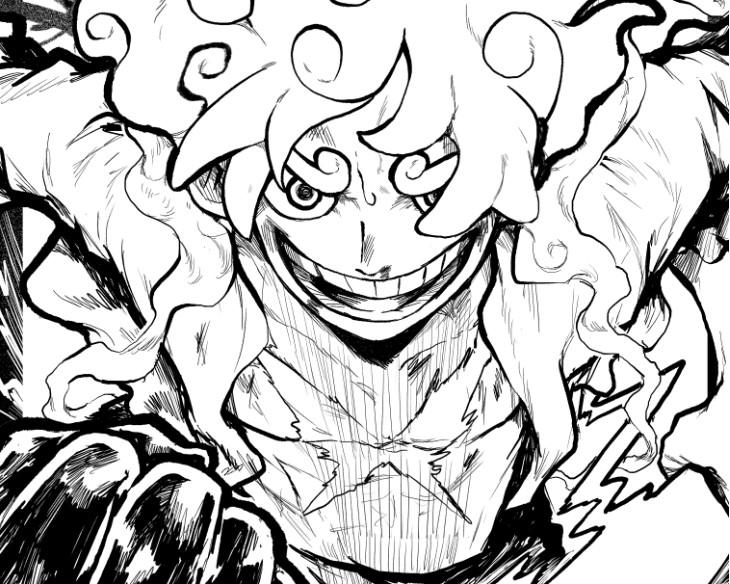 Luffy Gear 5 Hình Vẽ