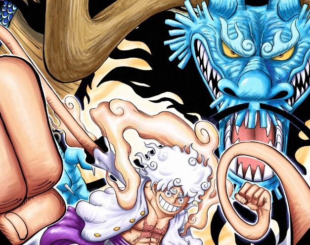 Luffy đấm Rồng Kaido