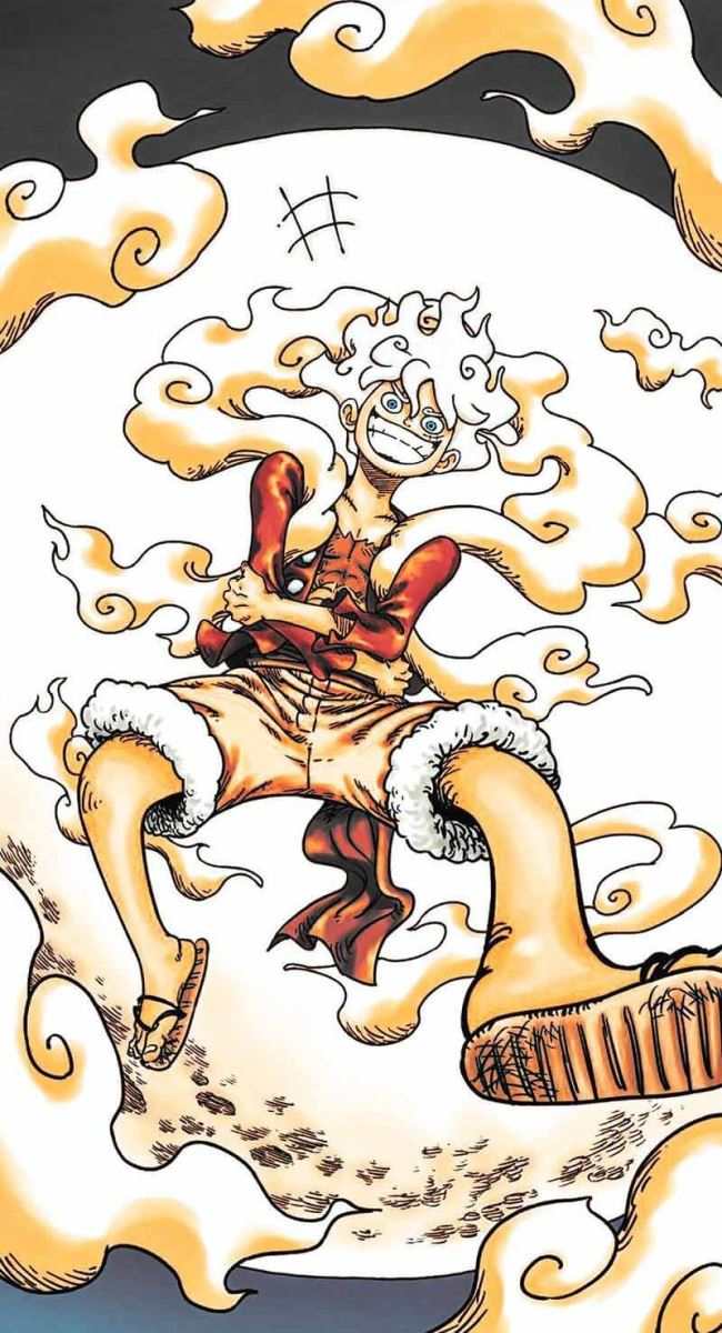 Nền One Piece 4K Luffy Gear 5 Ngầu